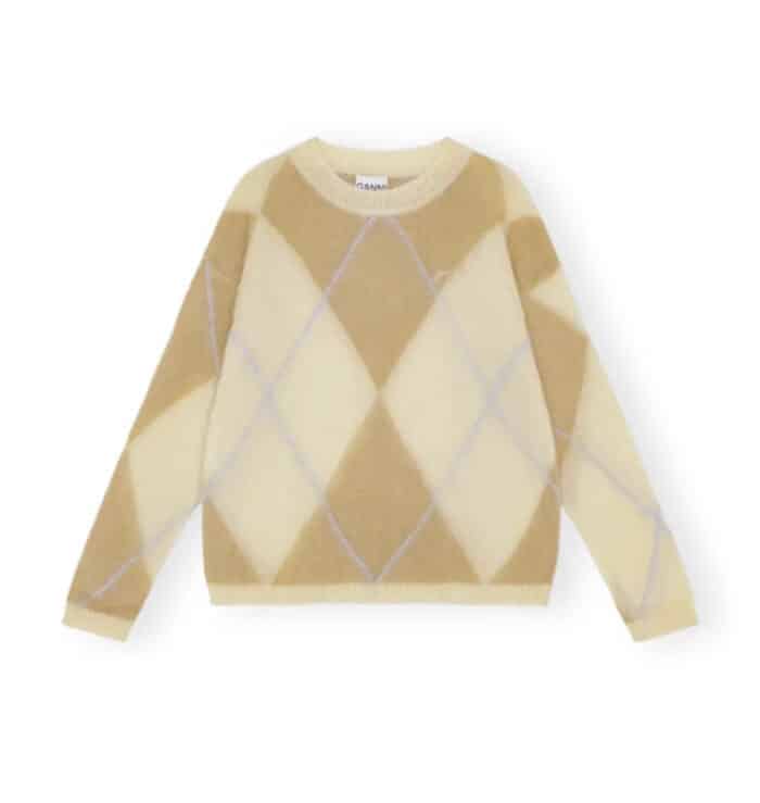Light Mohair O-Neck Pullover
