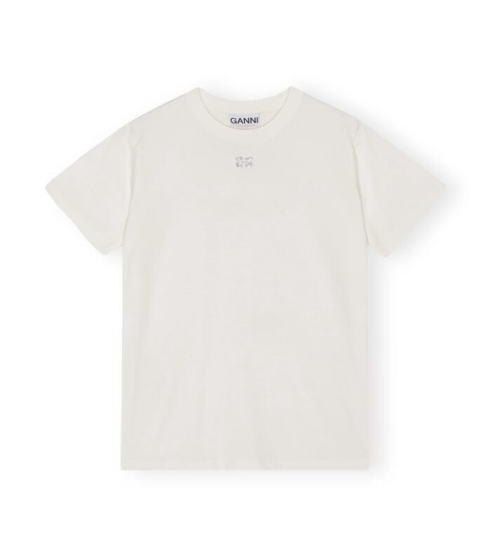 Basic Jersey Rhinestone Relaxed T-shirt