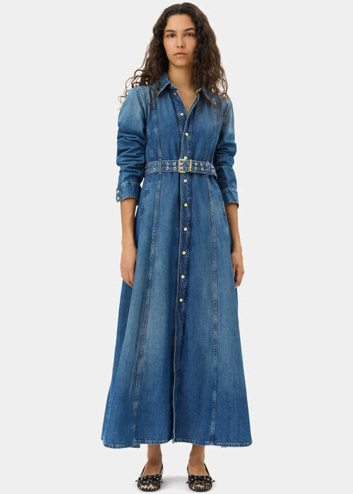 Light Denim Maxi Dress
