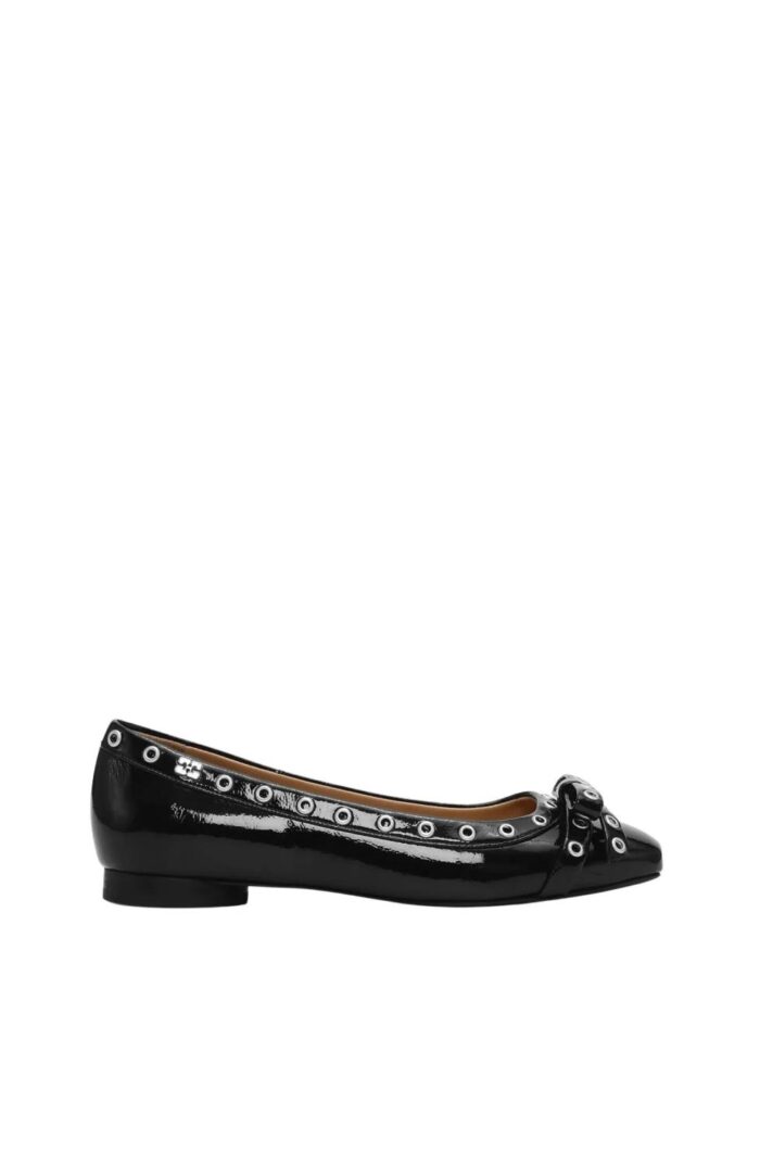 Eyelets Bow Ballerina Naplack