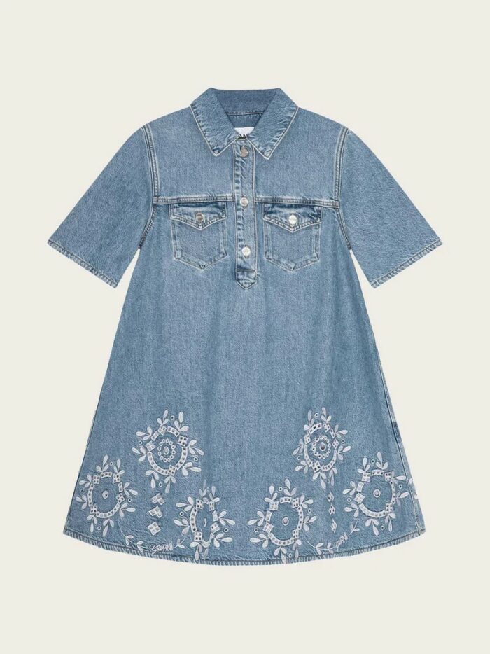 Broderie Anglaise Denim