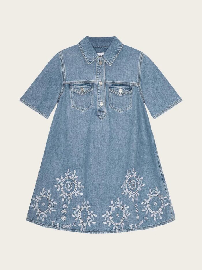 Broderie Anglaise Denim