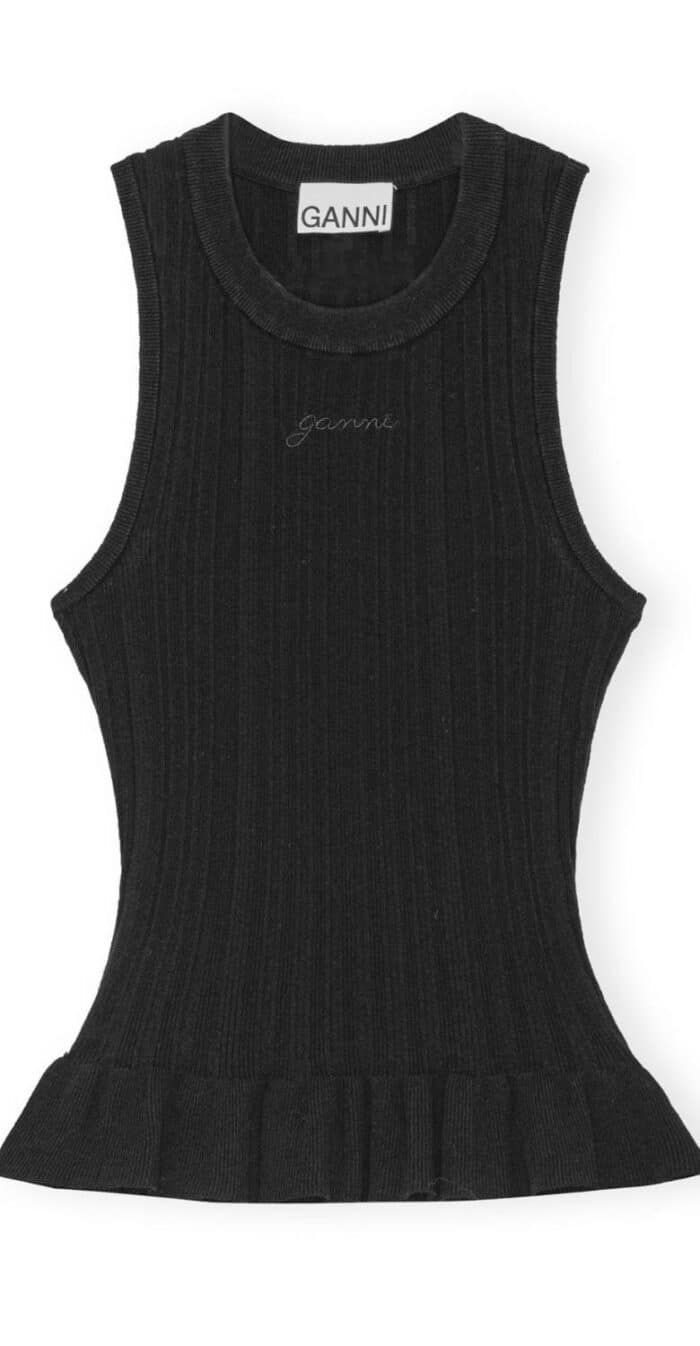 Light Viscose Rib Tank top